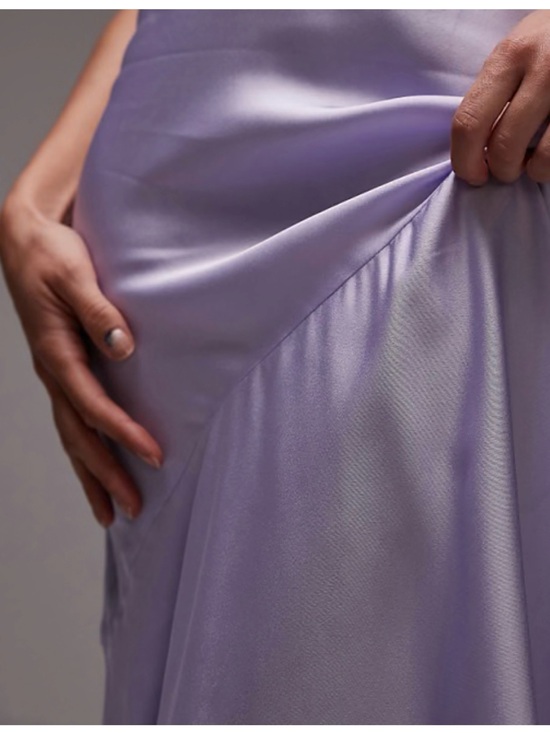 & Other Stories Dresses & Skirts - Lilac Satin Maxi Slip Skirt